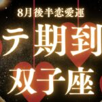 【10分でわかる！】2025年8月後半【双子座】恋愛運【あなたのモテ期はズバリ！？】をタロット×占星術で忖度なし！本音リーディング