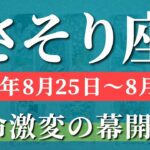 蠍座 【 さそり座 ♏ 】週間リーディング( 2025年 8月25日の週) 奇跡の大転機！直感に従うことで運命がひっくり返る週✨🔑 蠍座 2025年8月 タロット占い