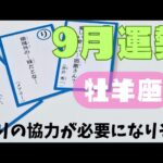【牡羊座】9月の運勢🌈▼タロットカード&オラクルカード&ルノルマンカード占い