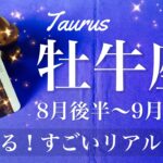 おうし座♉️2025年8月後半〜9月後半🌝 牡牛座さん…その先に行くよ！こんなに味わえることある？もう体中で感じる満足感、それって本物