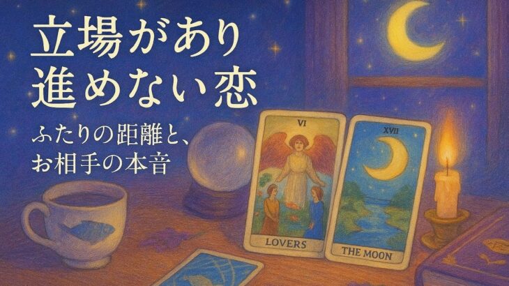 【リクエスト🔮】立場があって中々恋愛関係になれない。片思いの恋。お二人の今後🫧タロット占い✨