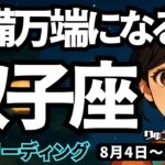 【双子座】♊️2025年8月4日の週♊️準備万端で行く。しっかりやってきた私。何も心配いらない。ふたご座。タロットリーディング