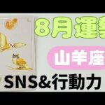 【山羊座】8月の運勢🍀▼タロットカード&オラクルカード&ルノルマンカード占い