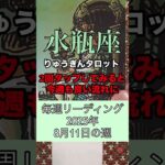 ♒️水瓶座の8月11日の週の運勢♒️#りゅうぎんタロット #水瓶座