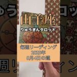 山羊座♑️2025年8月4日の週のリーディング#りゅうぎんタロット #山羊座