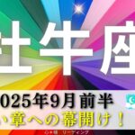 【おうし座9月前半】テーマカードに注目🙉‼️新しい章への幕開け🌈重要メッセージたくさん📮✨