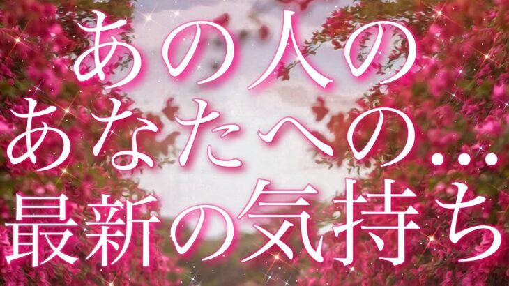 【恋愛】あの人の、最新のお気持ち😵💘✨タロットリーディング