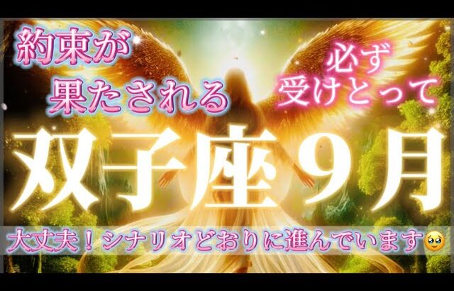双子座9月♊️約束が果たされる🥹大丈夫！すべてシナリオどおりです🌈