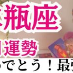 【水瓶座♒】最強運でステージアップ！豊かさと美しさが広がり続ける