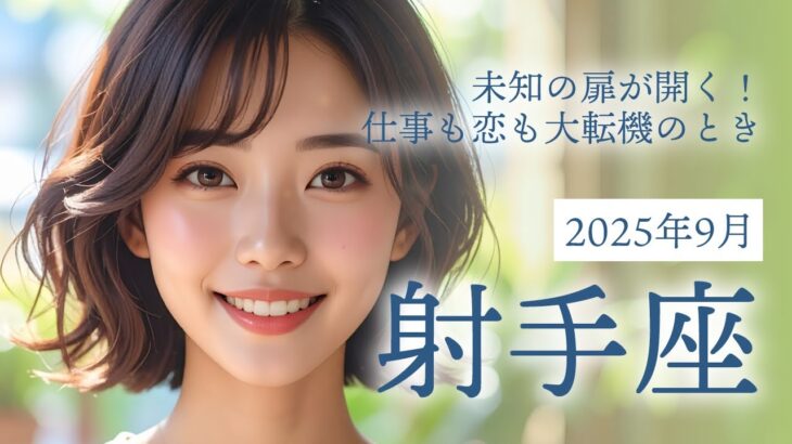 2025年9月 射手座（いて座）の運勢 未知の扉が開く！仕事も恋も大転機のとき