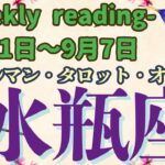 🔮👀‼【♒みずがめ座さん】🌄《2025年9月1日～9月7日》週間運勢リーディング🌱2025年12星座別🔮水瓶座運勢♠ルノルマンカード9枚引き♠タロットカード・オラクルカードもみていきましょう🔮