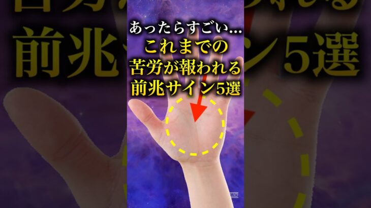 【手相占い】これまで苦労してきた人に現れる手相5選 #手相 #占い