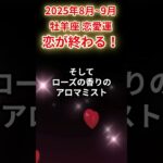 【牡羊座】2025年8月～9月おひつじ座の恋愛運「恋が終わる」#牡羊座 #おひつじ座 #牡羊座の運勢#恋愛運