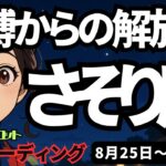 【蠍座】♏️2025年8月25日の週♏️束縛からの解放へ。そして大きな幸せへの変化がやってくる。さそり座。タロットリーディング