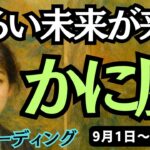 【蟹座】♋️2025年9月1日の週♋️明るい未来が来る。決断することで前進する時。そして大復活がやってくる。かに座。タロットリーディング