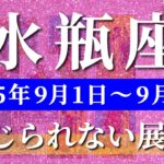 水瓶座 タロット 【 みずがめ座 ♒ 】週間リーディング( 2025年 9月1日の週) ♒運命が動く！深い気づきの転換期✨🔑 水瓶座 2025年9月 タロット占い