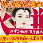 【みずがめ座10月前半】運命の輪が回り出す！ 人生を変える、究極の選択【癒しの眠れる占い】