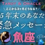 【魚座♓️】もーっっ最高🥹の感動回✨年末どうなってる？未来のあなたがどうしても伝えたいこと💌タロット＆オラクル／Tarot&Oracle card reading／Pisces