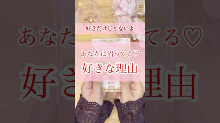 あなたを【好きになった理由♥️】沼りすぎ🙈︎💕︎好きって気持ちだけじゃなかった #占い #オラクルカード #タロット #恋愛 #sunaoタロット