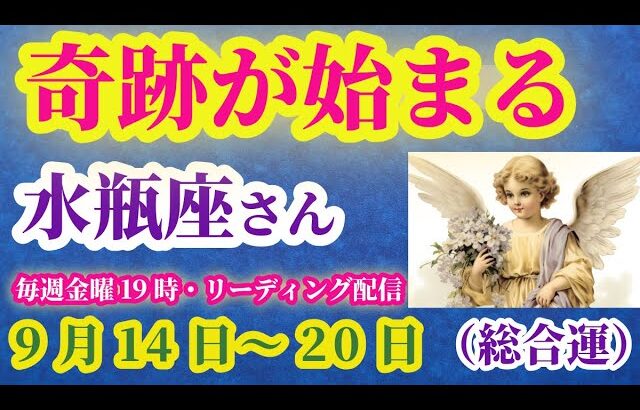 【水瓶座】2025年9月14日から20日のみずがめ座の総合運。#水瓶座 #みずがめ座