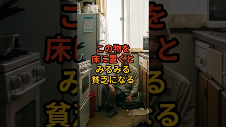 【祝20万回再生】床に置くとみるみる貧乏になるモノ3選  #shorts #スピリチュアル #風水 #金運