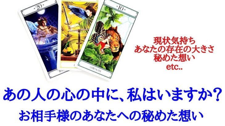 🌹恋愛タロット占い🌹あの人の心の中に、私はいますか?お相手様のあなたへの秘めた想い 【 片思い カップル 曖昧複雑 復縁 遠距離 音信不通の方まで】