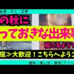 【蠍座】この秋に届くとっておきな出来事🥹✨️🌈▼タロットカード&オラクルカード&ルノルマンカード占い