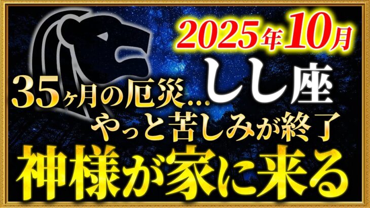 【獅子座】今まで大変でしたね！35ヶ月ぶりに好転の兆しです【12星座占い】