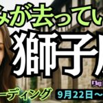 【獅子座】♌️2025年9月22日の週♌️豊かさを受け取る。悩みが去っていく。もう悩み事は必要ない。しし座。タロット占い