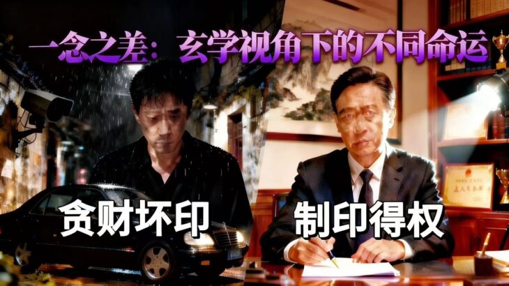 贪财坏印沦为阶下囚vs 制印得权官至省部！八字相同命运为何云泥之别？