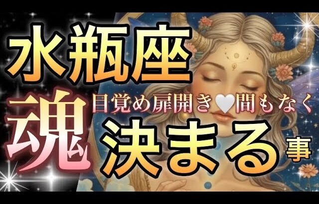 水瓶座🪐人生開花おめでとう㊗️ハートの扉開く‼️願いが叶っていく至福の時キター🎆【個人鑑定級】先読み深掘りリーディング#ハイヤーセルフ#潜在意識#水瓶座