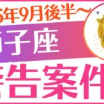 【獅子座】2025年9月後半～しし座♌「警告案件‼️」