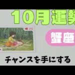 【蟹座】10月の運勢🌈▼タロットカード&オラクルカード&ルノルマンカード占い