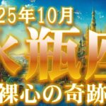 2025年10月【水瓶座♒さん】頑張ってよかった☆彡 安心・安堵が近づく運気☆彡