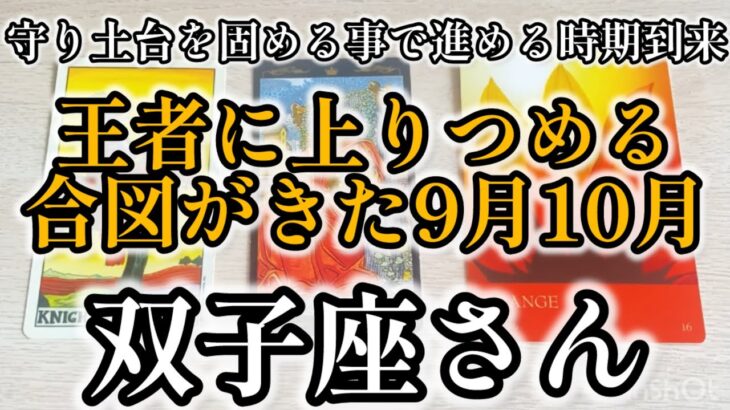 9月10月🌍双子座　サポート人？協力人？チャンスが沢山きたぁぁぁ！！🦐