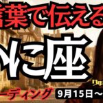 【蟹座】♋️2025年9月15日の週♋️タロット占い。今、言葉で伝える時。もやもやを解消し、希望の元へ前進する。かに座。運勢、仕事運、家庭運、恋愛、人間関係