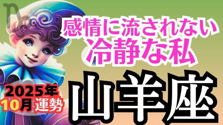 【山羊座】2025年10月運勢🔮信じられない？当たり前、根拠がない👁️事実を作るパーツを徹底的に確かめる【12星座タロット占い】