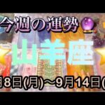 山羊座♑️さん⭐️9月8日(月)〜9月14日(日)🔮貴方が生まれ変わる1週間‼️恋愛や人間関係がハッピー🌈