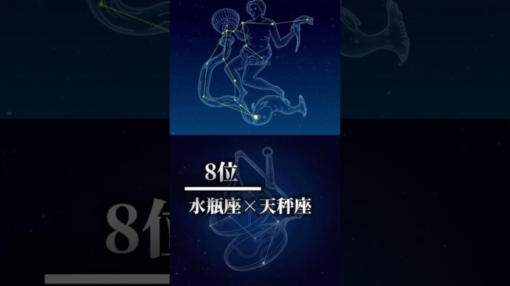 相性の良い星座ランキングベスト16#ランキング #プチ知識 #星座 #星#shorts #shortvideo