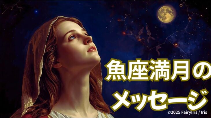 🌝♓魚座満月のメッセージ🌠マリア様からメッセージあり✨CARDTHERAPY