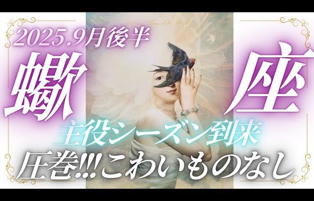 【9月後半⭐】蠍座さんの運勢♏️主役シーズン到来。圧巻!!!こわいものなし✨✨
