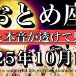 おとめ座♍️10月前半全体運💫やっと本音が透けて見える！Virgo tarot reading