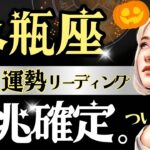 【水瓶座】【驚愕】10月運勢、ちょっと凄すぎ‥理想叶うかも😳約9ヶ月の仕事＆恋愛岩のような問題動く🪨【運勢/星読みタロット】