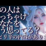 ⚠️ピリ辛あり⚠️あの人はぶっちゃけあなたをどう思ってる？🤯占い💖恋愛・片思い・復縁・複雑恋愛・好きな人・疎遠・タロット・オラクルカード
