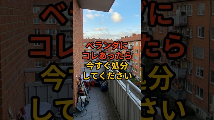 ベランダの今すぐ処分すべきもの3選  #shorts #スピリチュアル #風水 #金運