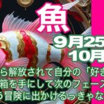 魚座♓️９月25日〜10月前半＊呪縛から解放されて自分の「好き」へ！　宝箱を手にして次のフェーズへ　もう冒険に出かけるっきゃない！＊魂のリーディング