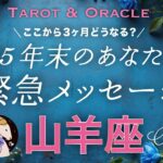 【山羊座♑️】涙ポロポロでした😭年末どうなってる？未来のあなたがどうしても伝えたいこと💌タロット＆オラクル／Tarot&Oracle card reading／Capricorn