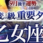 乙女座 9月後半運勢【吉報！リセットして大好転】新たな自分が覚醒する　おとめ座　2025年 ９月運勢　タロットリーディング　Virgo  September