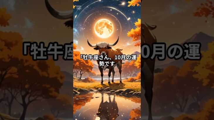 牡牛座10月🌸 流れにのれば豊かさが広がる #占い #易経＃牡牛座＃潜在意識 #開運