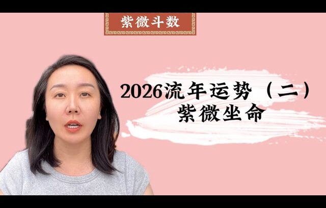 2026流年运势（二）：紫微坐命｜紫微斗数｜流年运势｜地支午｜紫微星